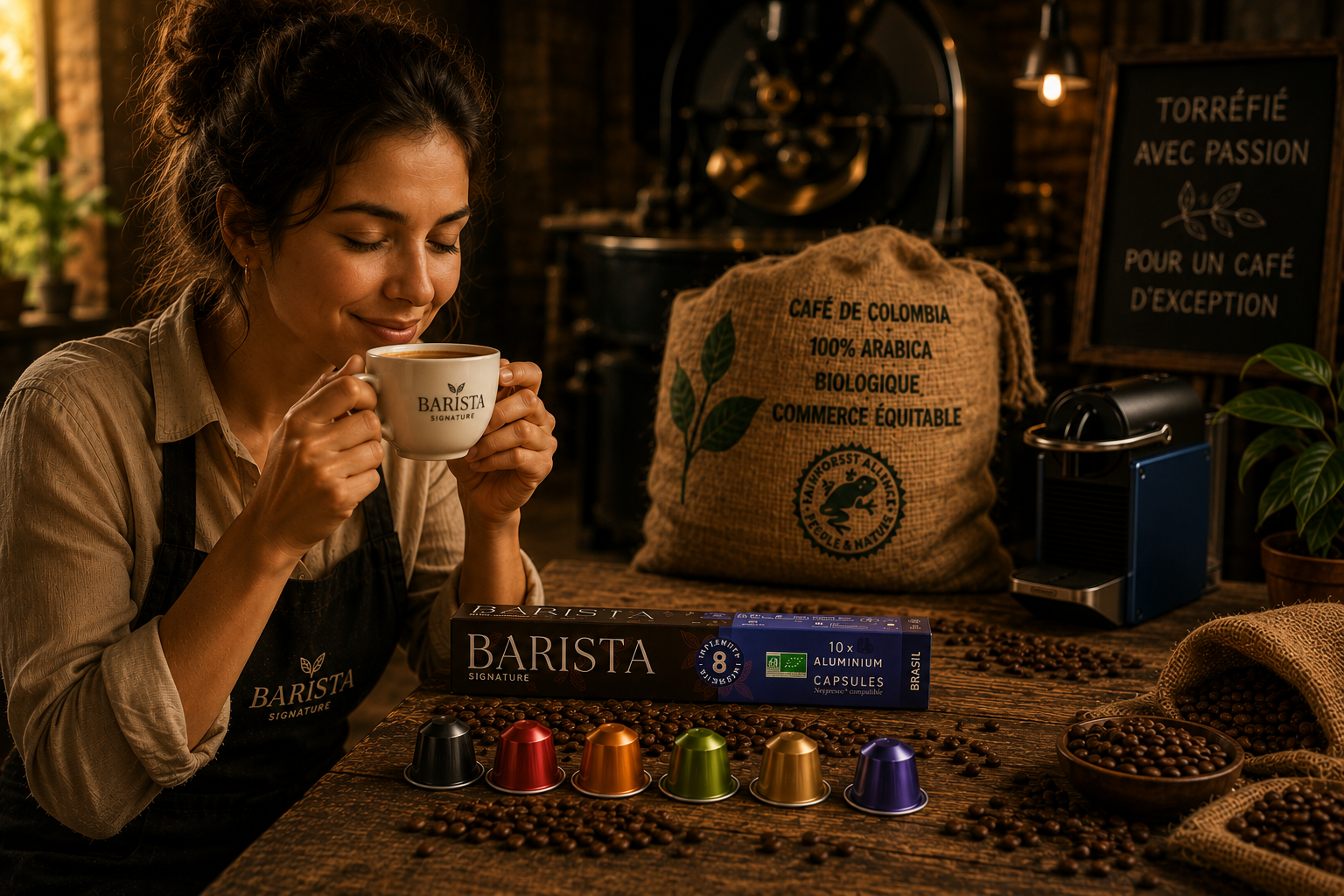Dégustation d'un café Barista Signature