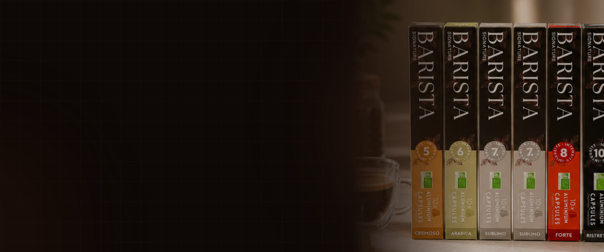 Gamme Barista Signature en situation